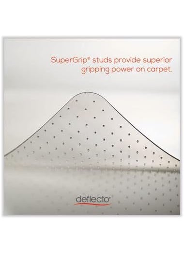 Deflecto deflecto Duramat Moderate Use Chair Mat for Low Pile Carpet 36 X 48 Rectangular Clear  - Image 3