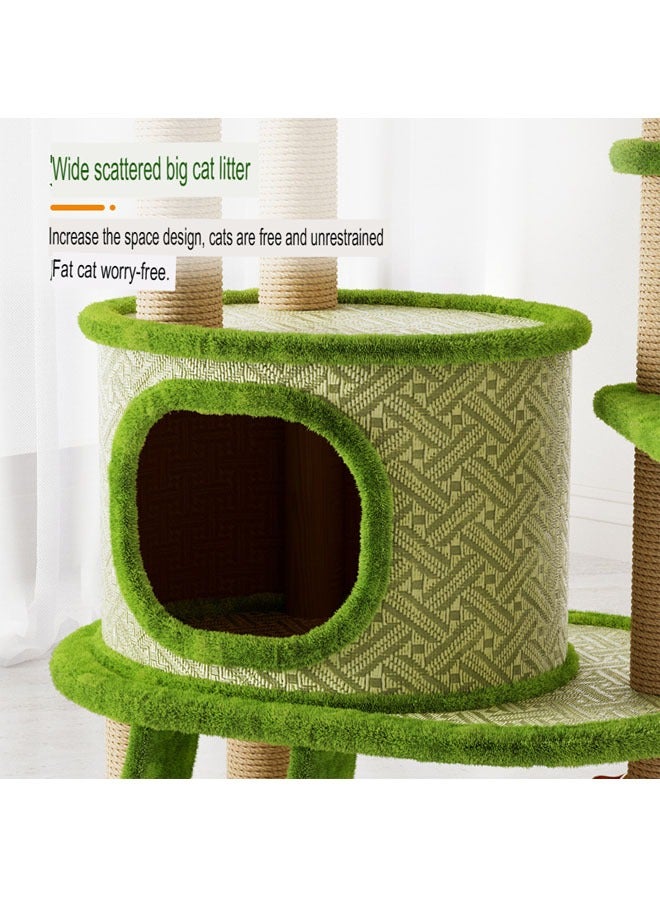 كلناميان شجرة لعب هريرة متعددة المستويات مع عمود خدش وسلم - Image 3