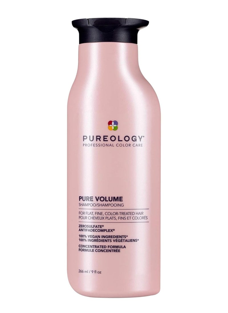 PUREOLOGY Pureology Pure Volume Shampoo | For Flat, Fine, Color-Treated Hair | Adds Lightweight Volume and Body | Clarifies Buildup | Sulfate-Free | Vegan  - Image 1