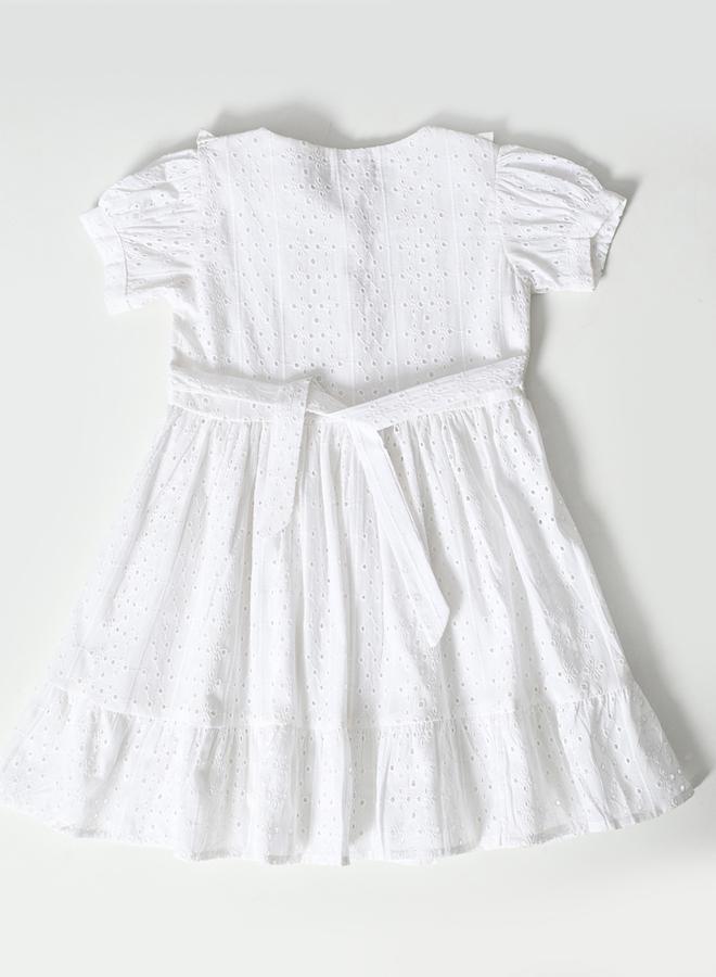 بيلا مودا فستان بيتر بان مزين بالفتحات - Image 3