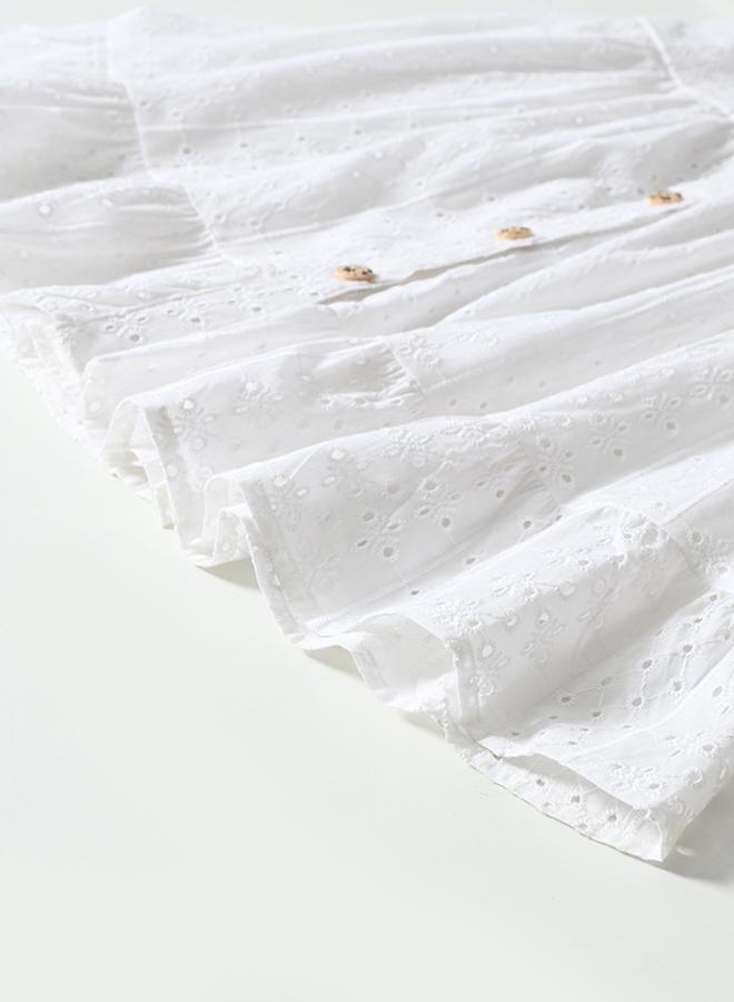 بيلا مودا فستان بيتر بان مزين بالفتحات - Image 5