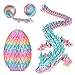 Olee Odee Dragon Eggs with Dragon Inside 3D Printed Surprise Funny Gifts for Kids Articulated Dragon Fidget Toys for Adults Executive Desk Toys Office Room Dcor Pastel Rainbow MSize - Image 3