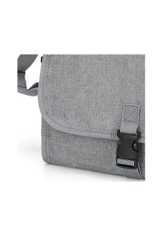 Portable Diaper Changing Pad – Travel Baby Diaper Changer Bag with Wipes Pocket, Smart Foldable Design, Waterproof Changing Mat, Ideal for Newborn Boys & Girls - Grey - pzsku/Z655FB4286C932136A5EEZ/45/_/1732192157/ab3baf74-13c1-4ce2-83fd-d5e6aed3db00