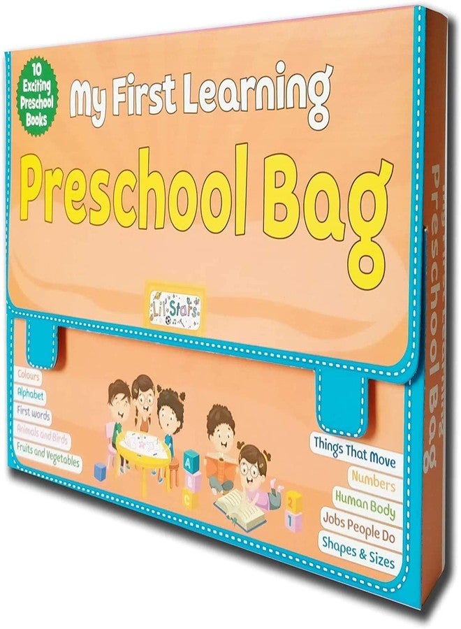 Pegasus My First Learning Pre School Bag - Set of 10 Activity Books - Image 1