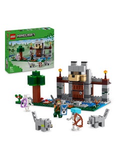 LEGO Minecraft The Wolf Stronghold Fortress Playset, Skeleton-Themed Gift And Explorer Toy For Boys And Girls, Castle Building Action And Adventures For Kids Aged 8 Plus (312 Pieces) 21261  - Image 1