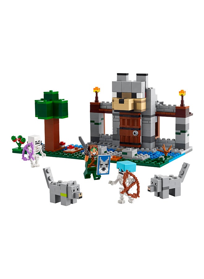 LEGO - Minecraft The Wolf Stronghold Fortress Playset, Skeleton-Themed Gift And Explorer Toy For Boys And Girls, Castle Building Action And Adventures For Kids Aged 8 Plus (312 Pieces) 21261 - Image 1