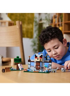 LEGO Minecraft The Wolf Stronghold Fortress Playset, Skeleton-Themed Gift And Explorer Toy For Boys And Girls, Castle Building Action And Adventures For Kids Aged 8 Plus (312 Pieces) 21261  - Image 3