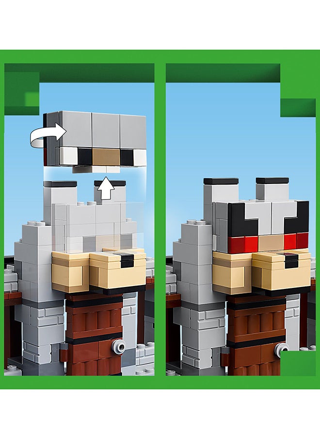 LEGO - Minecraft The Wolf Stronghold Fortress Playset, Skeleton-Themed Gift And Explorer Toy For Boys And Girls, Castle Building Action And Adventures For Kids Aged 8 Plus (312 Pieces) 21261 - Image 1