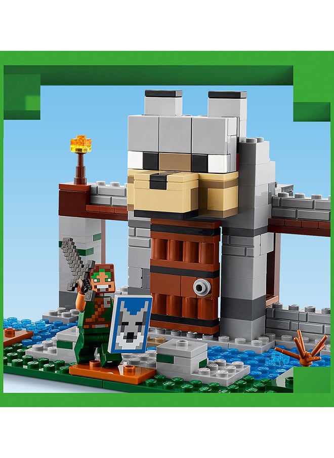 LEGO - Minecraft The Wolf Stronghold Fortress Playset, Skeleton-Themed Gift And Explorer Toy For Boys And Girls, Castle Building Action And Adventures For Kids Aged 8 Plus (312 Pieces) 21261 - Image 1