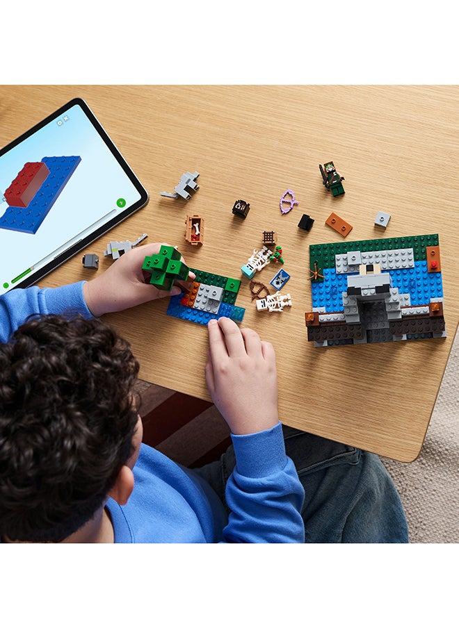 LEGO - Minecraft The Wolf Stronghold Fortress Playset, Skeleton-Themed Gift And Explorer Toy For Boys And Girls, Castle Building Action And Adventures For Kids Aged 8 Plus (312 Pieces) 21261 - Image 1