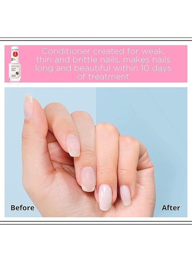 Eveline Cosmetics Maximum Nails Growth Quickener, Strengthening Nail Growth Accelerator, 12Ml Clear 12ml - Image 3