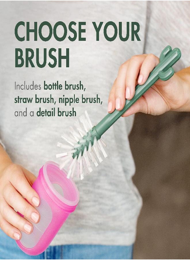 BOON - Boon Replacement Cacti Bottle Cleaning Brush Set, Multi - Image 1