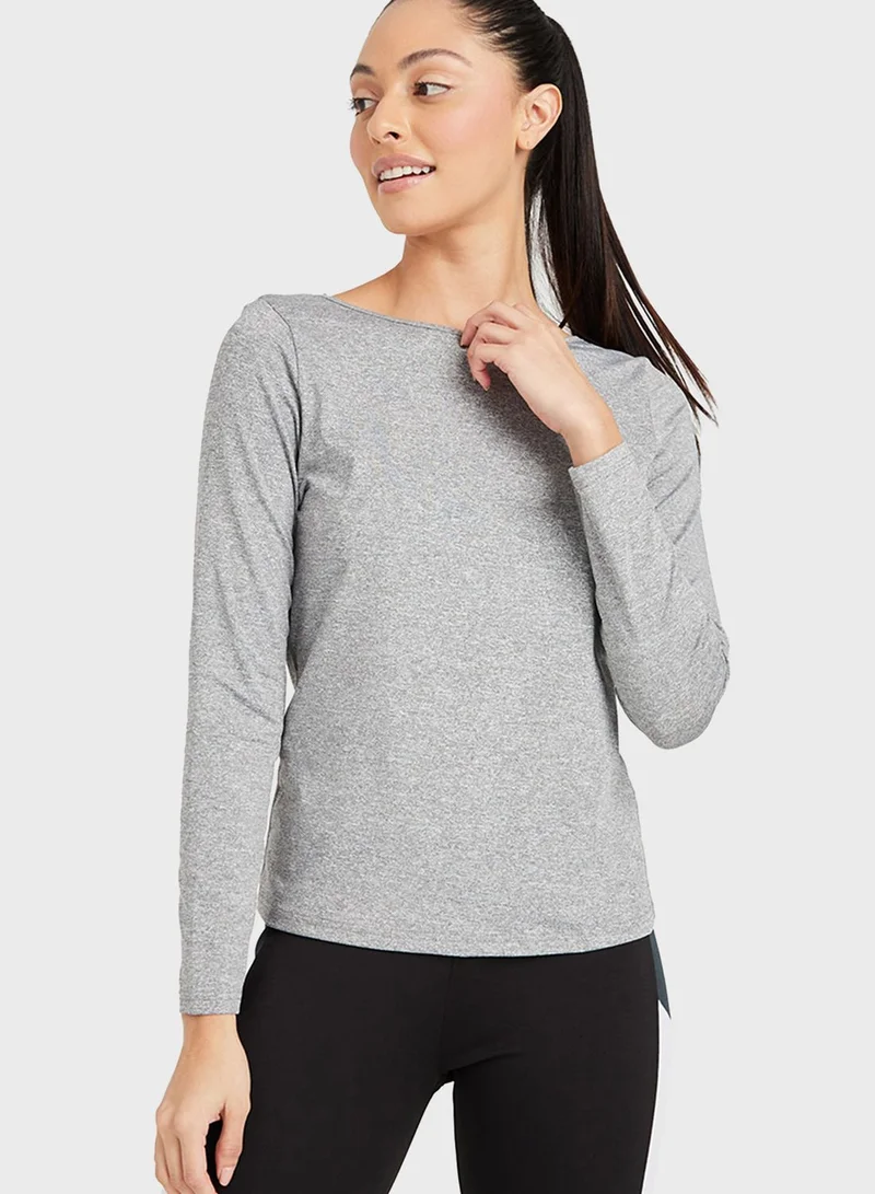 Styli Printed Knitted Top