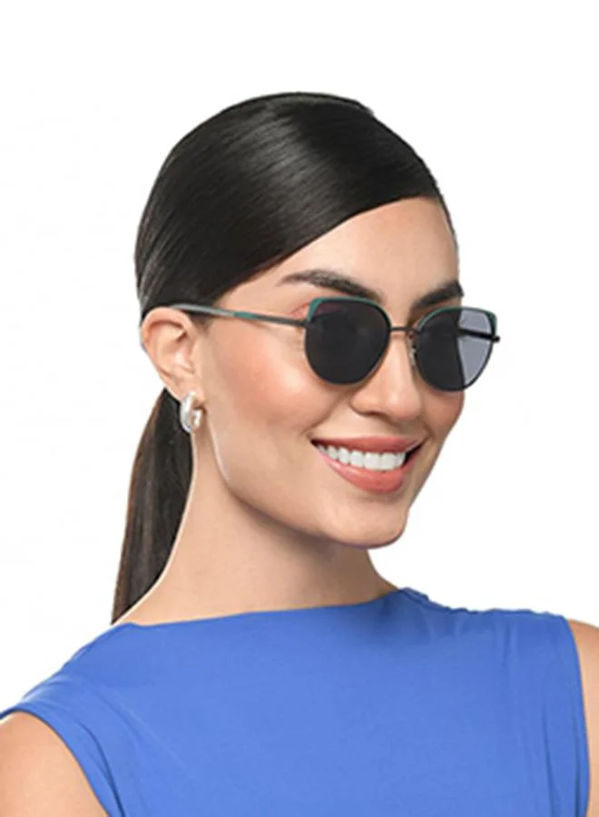 VINCENT CHASE Women's Full Rim Cat Eye Future Classics Branded Latest And Stylish Sunglasses Polarized And 100% UV Protected Women Small VC S16551
