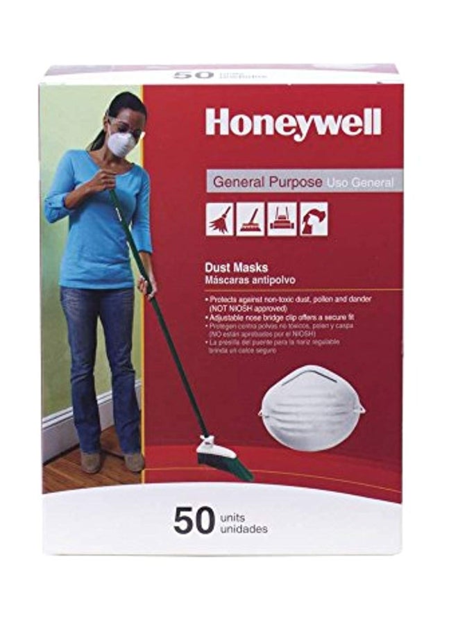 Honeywell 50-Piece Disposable Dust Mask - Image 2