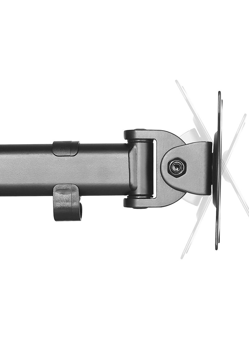 Full Motion Desk Mount (clamp & grommet) for 10-30" Monitor Screen, Height Adjustable - Image 3