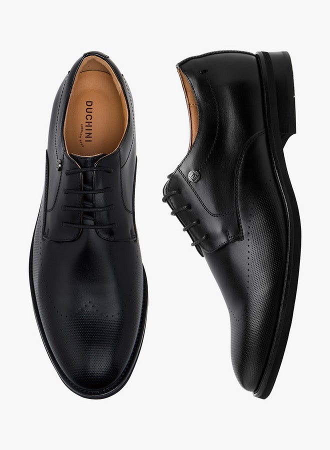 DUCHINI Men Lace-Up Derby Shoes - Image 2
