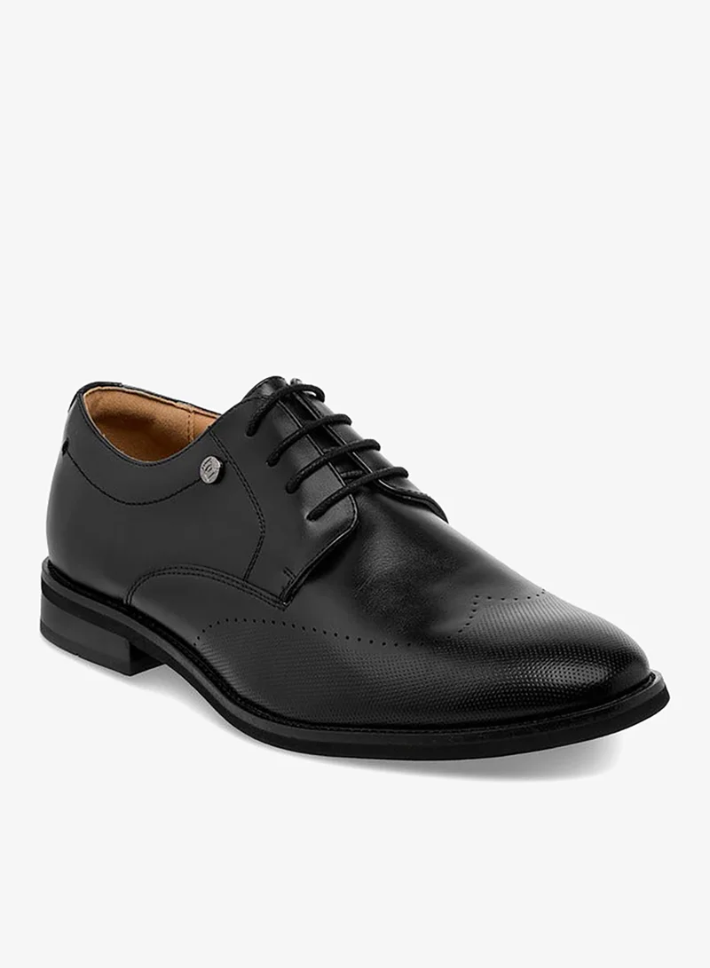 DUCHINI Black Men Lace-Up Derby Shoes for Men | Best Price UAE