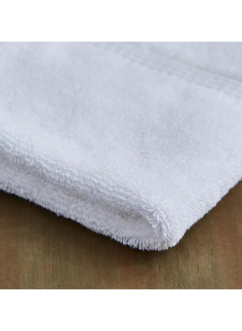 MIRFA Face Towel - White - 100% Cotton  - Image 3