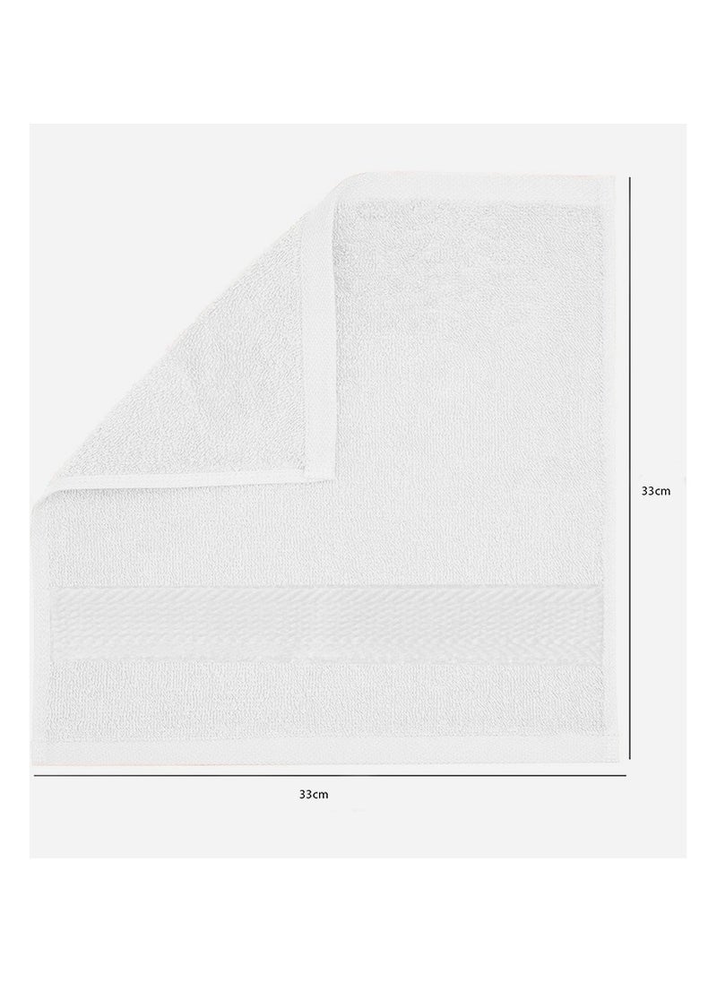 MIRFA - Face Towel - White - 100% Cotton - Image 1
