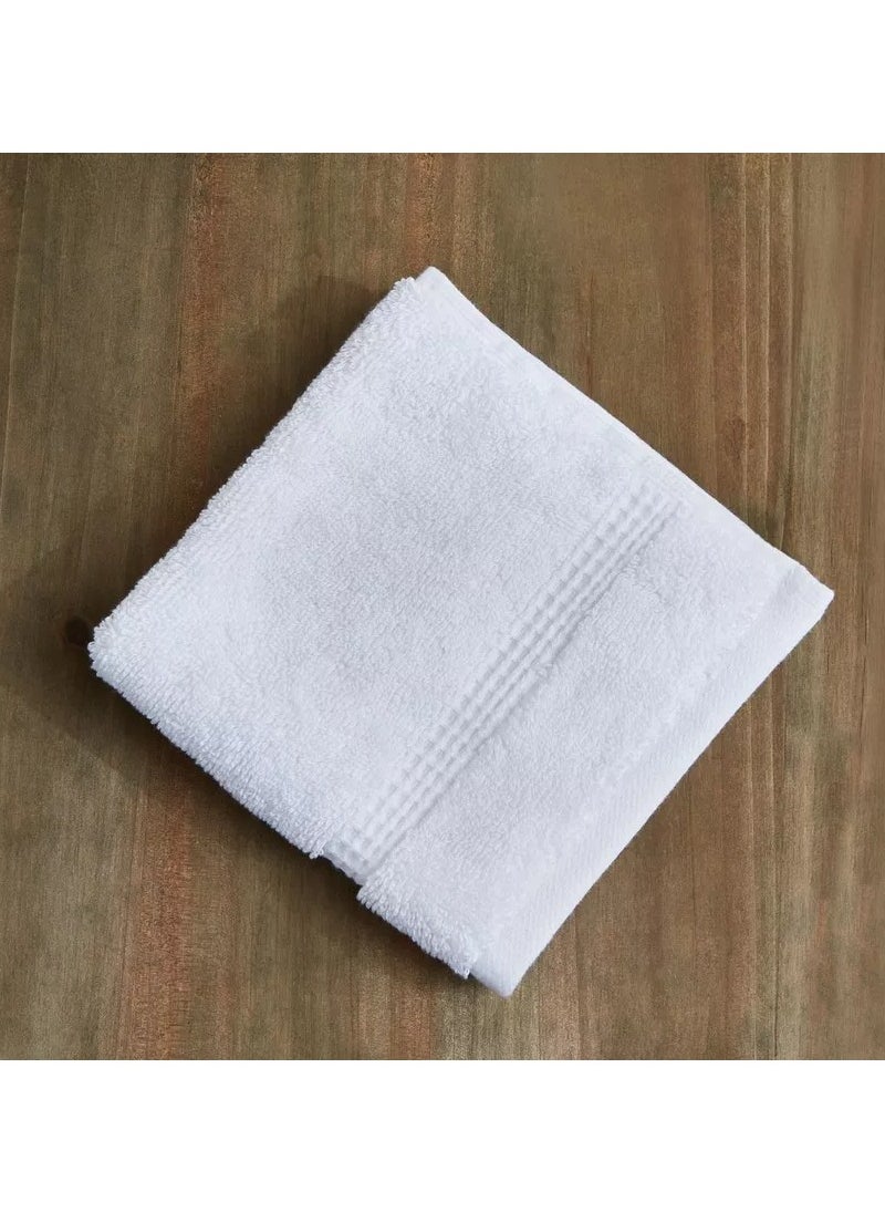 MIRFA Face Towel - White - 100% Cotton  - Image 2