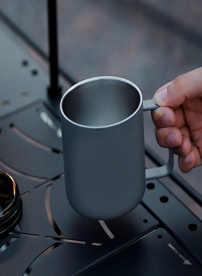 shinrtrip Outdoor Camping Hiking Picnic Stainless Steel Cup Dual-Layer Water Cup Portable Coffee Mug AntiScald Watter Mug Drinkware - Image 5