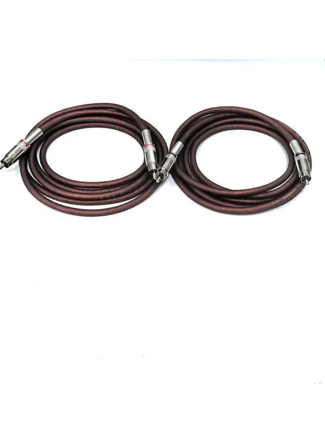 عبوتين من كابل صوت آر سي إيه 118.11 بوصة ذكر إلى ذكر للتلفزيون والفيديو - Image 5