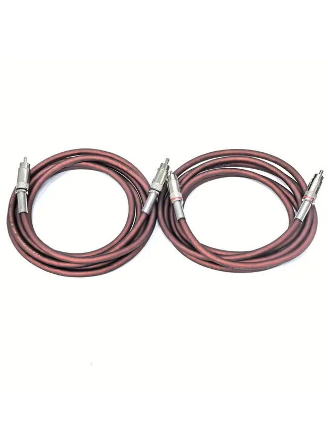 عبوتين من كابل صوت آر سي إيه 118.11 بوصة ذكر إلى ذكر للتلفزيون والفيديو - Image 2