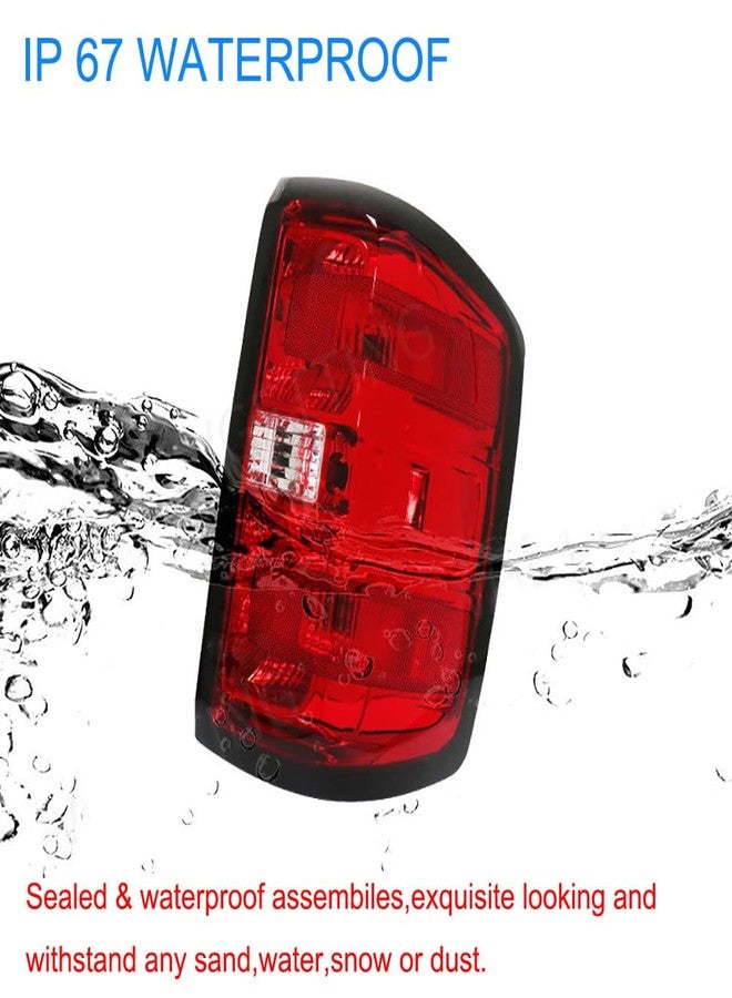 MOCW Factory Style Tail Light Compatible with 2016-2018 Chevrolet Silverado 1500 2500 HD 3500HD, GMC Sierra 3500 HD Taillight Brake Lamps Bulb and Harness Included, Right Passenger Side - Image 5