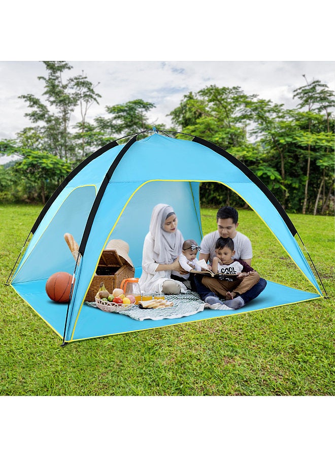 Lightweight Beach Tent Sun Shade Canopy UV Sun Shelter Camping Fishing Tent