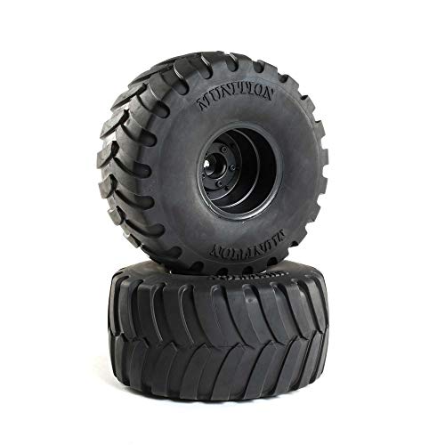 Duratrax Duratrax Munition MT 22 Mounted Black 2 DTXC2903 RC Tire - Image 1