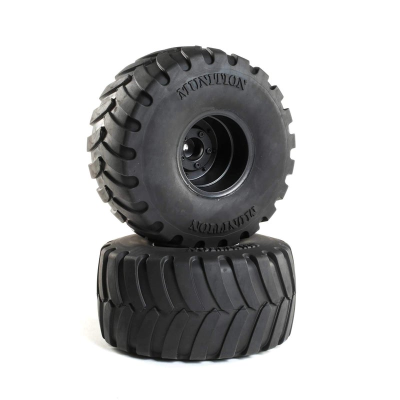 Duratrax Duratrax Munition MT 22 Mounted Black 2 DTXC2903 RC Tire - Image 2