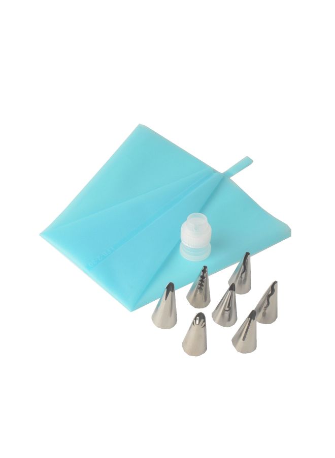 7PCs Barbie Korean Style Flower Mouth Skirt Piping Mouth Embroidered Steel Cake Piping Mouth Manufacturers Spot-Specifications:7 Mouth Pp Bag Packaging - Image 5
