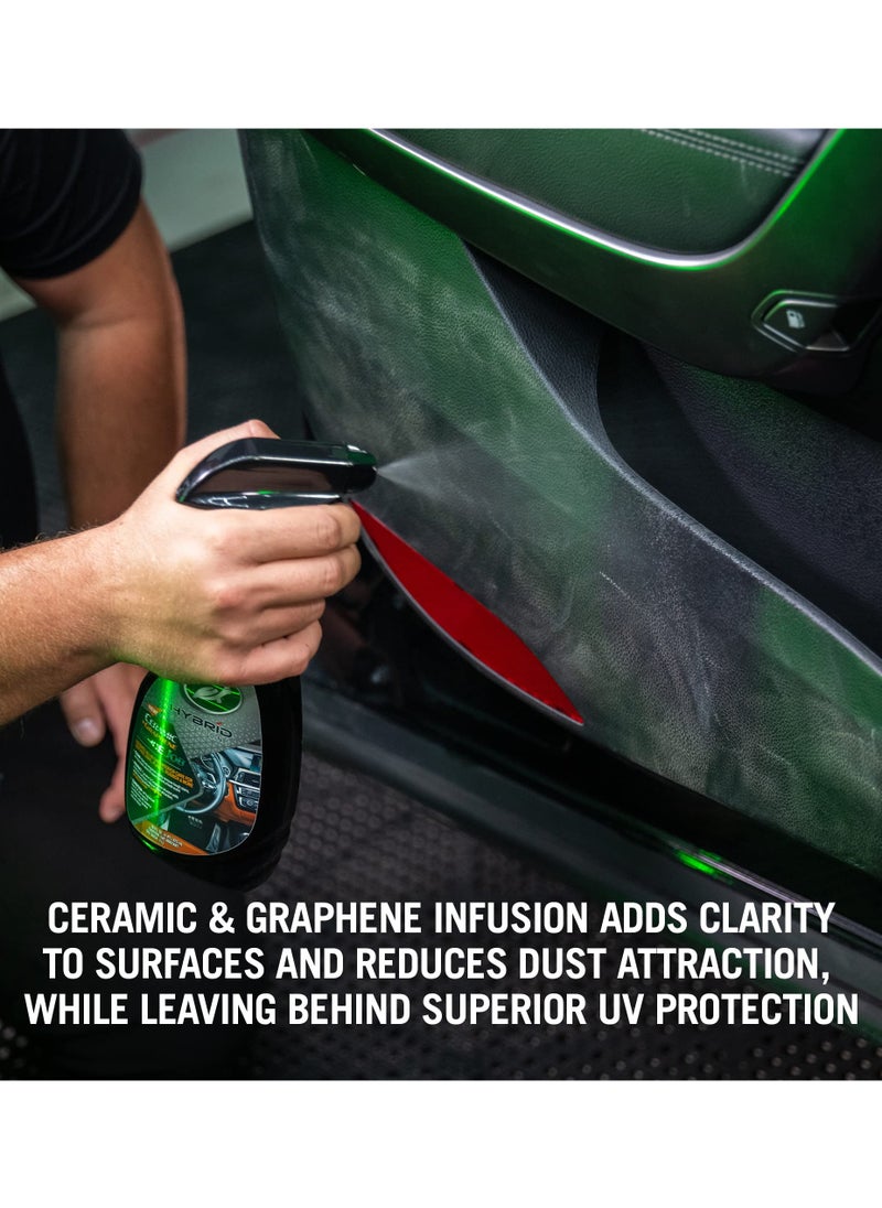 HYBRID SOLUTIONS - Ceramic And Graphene Inside Job 473ml Car Interior Care Leather Vinyl Plastic Rubber Turtle Wax Hybrid Solutions - Image 1