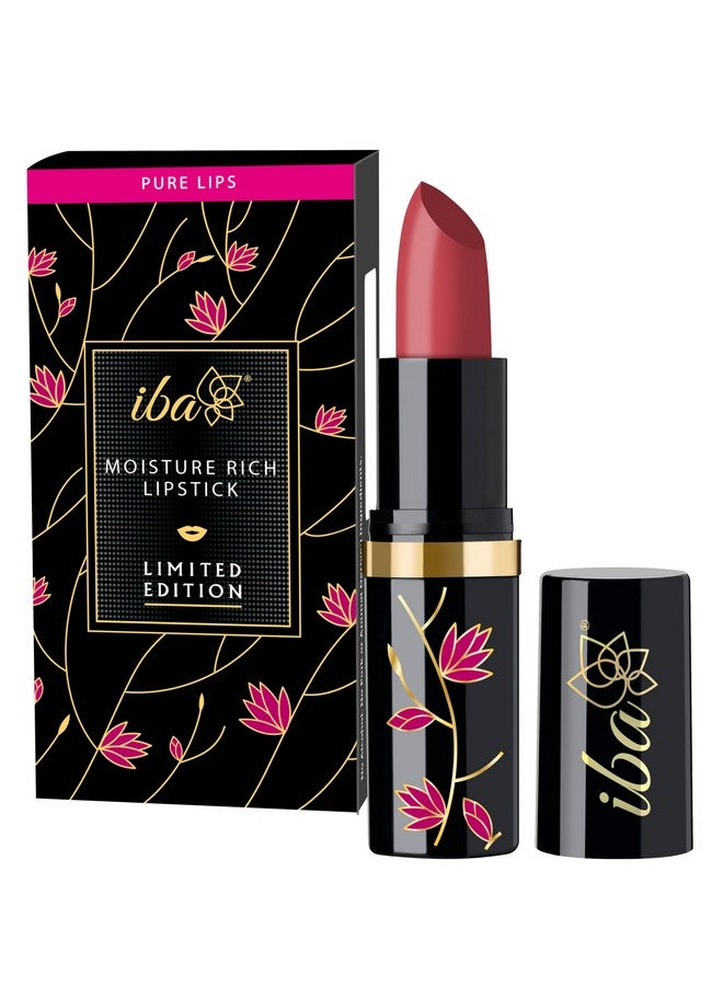 إيبا أحمر شفاه إيبا بيور ليبس مويستشر ريتش إصدار محدود للنساء - E02 Sunday Brunch، 4 جرام | لمعان عالي، لمسة نهائية كريمية وملمس ناعم | شفاه مرطبة | غني بفيتامين إي وزيت جوز الهند وزبدة الشيا | لون مكثف وصبغة عالية | مكياج الشفاه - Image 1