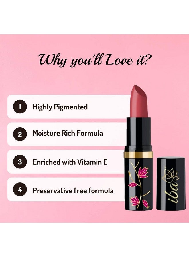 إيبا أحمر شفاه إيبا بيور ليبس مويستشر ريتش إصدار محدود للنساء - E02 Sunday Brunch، 4 جرام | لمعان عالي، لمسة نهائية كريمية وملمس ناعم | شفاه مرطبة | غني بفيتامين إي وزيت جوز الهند وزبدة الشيا | لون مكثف وصبغة عالية | مكياج الشفاه - Image 2