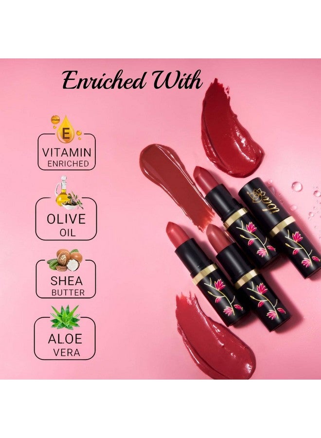 إيبا أحمر شفاه إيبا بيور ليبس مويستشر ريتش إصدار محدود للنساء - E02 Sunday Brunch، 4 جرام | لمعان عالي، لمسة نهائية كريمية وملمس ناعم | شفاه مرطبة | غني بفيتامين إي وزيت جوز الهند وزبدة الشيا | لون مكثف وصبغة عالية | مكياج الشفاه - Image 4