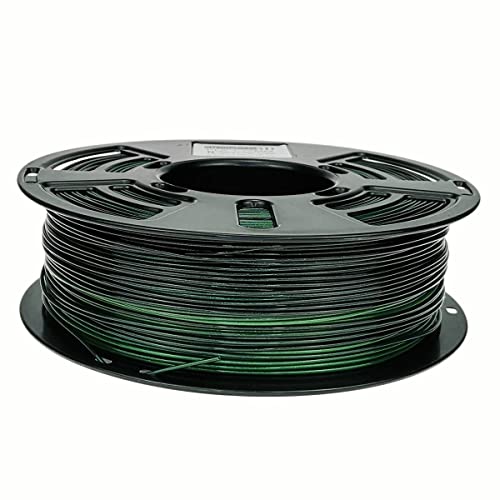 Stronghero3D PLA 3D Printer Filament 1.75mm,Sparkling Glitter Chameleon,Color Change with Angel,Galaxy starly,Green Black Filament,1kg(2.2lbs) Accuracy +/-0.05mm for ender3 Cr10 Sovol - Image 4