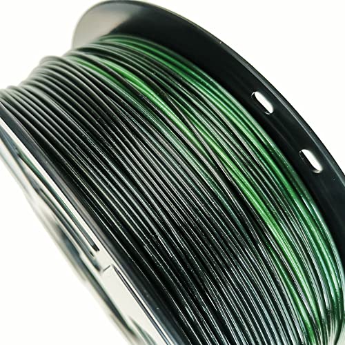 Stronghero3D PLA 3D Printer Filament 1.75mm,Sparkling Glitter Chameleon,Color Change with Angel,Galaxy starly,Green Black Filament,1kg(2.2lbs) Accuracy +/-0.05mm for ender3 Cr10 Sovol - Image 3