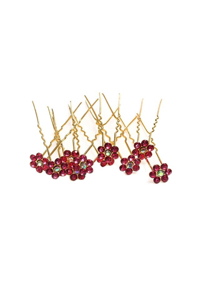 رابيدز فلو دبابيس Rapidsflow® Juda لتزيين الكعكة/دبابيس الشعر للنساء والفتيات (أحمر-أبيض) - Image 5