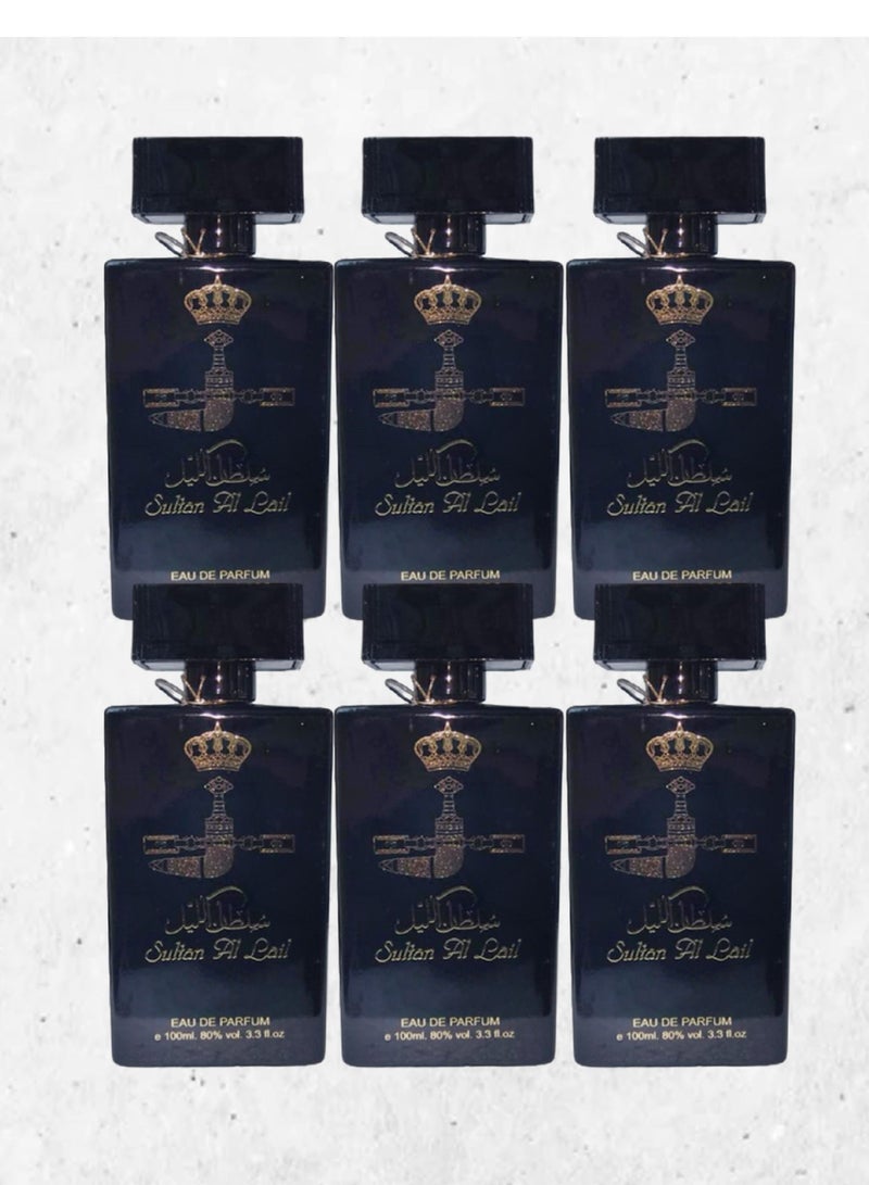 نايت 6 قطع عطر سلطان الليل 100 مل EDP - Image 1