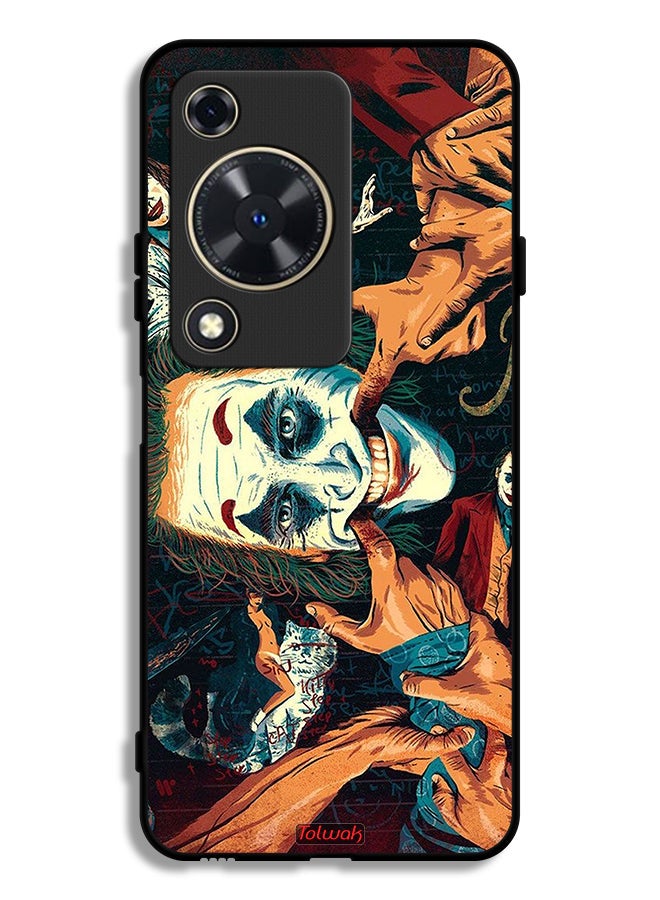 Tolwak Huawei Nova Y72S Protective Case Cover Joker Art