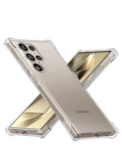 KING KONG Case for Samsung Galaxy S24 Ultra (6.8 Inch) Transparent Case Mobile Phone Case with Reinforced Corners Protective Case Thin Soft Cover Shockproof Bumper for Galaxy S24 Ultra, Clear  - Image 4