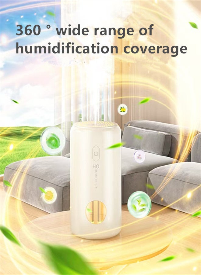 Mini Humidifier, USB Mist Humidifier with 7 Color Light,Car Diffuser,Small Personal Desktop Humidifier for Car,Baby Bedroom, Office, Nursery, Travel with Auto Shut-Off, Super Quiet - Image 4