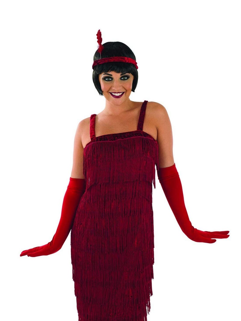 Fun Shack Red Flappers Fancy Dress, Charleston Dresses for Women, Red Flapper Dress, 1920s Costumes Women Medium - Image 2