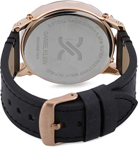Daniel Klein Analog Gunmetal Dial Men's Watch-DK11378-5 - Image 5
