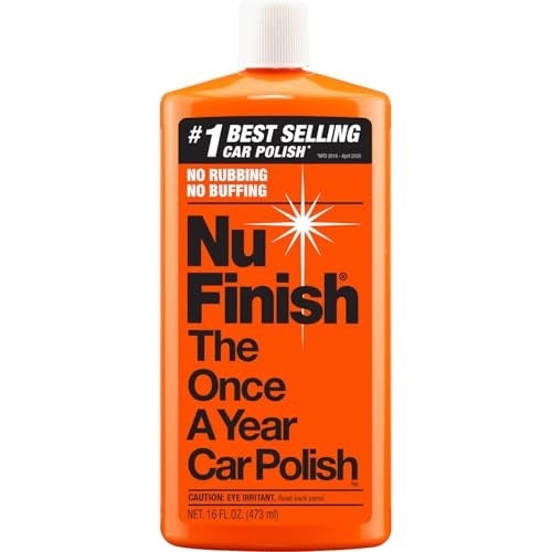 Nu Finish Car Polish, NF-76 Liquid Polish for Cars, Trucks, 16 Fl Oz Each - Image 1