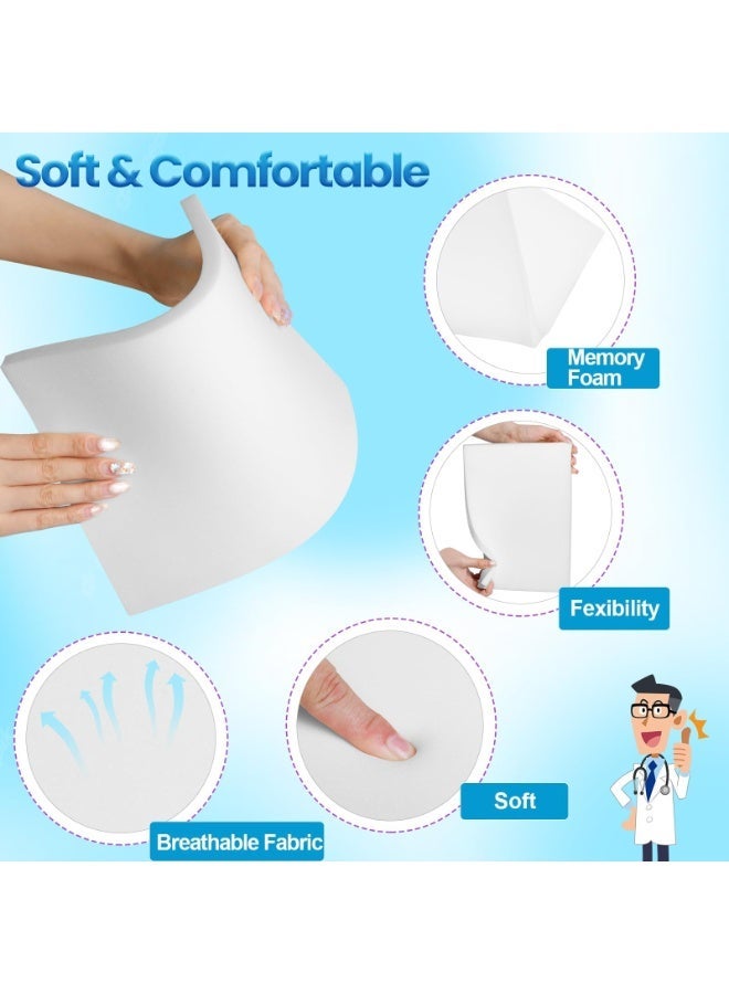 أوشيما 3 قطع من أوساط الفوم لليبو للتعافي بعد الجراحة، 8 بوصات × 11 بوصة أوساط فوم لليبو للتعافي بعد الجراحة تُسطح منطقة البطن، مضغوطة ناعمة ومسلّمة للبطن، لاستخدامات استرداد الليبو - Image 5