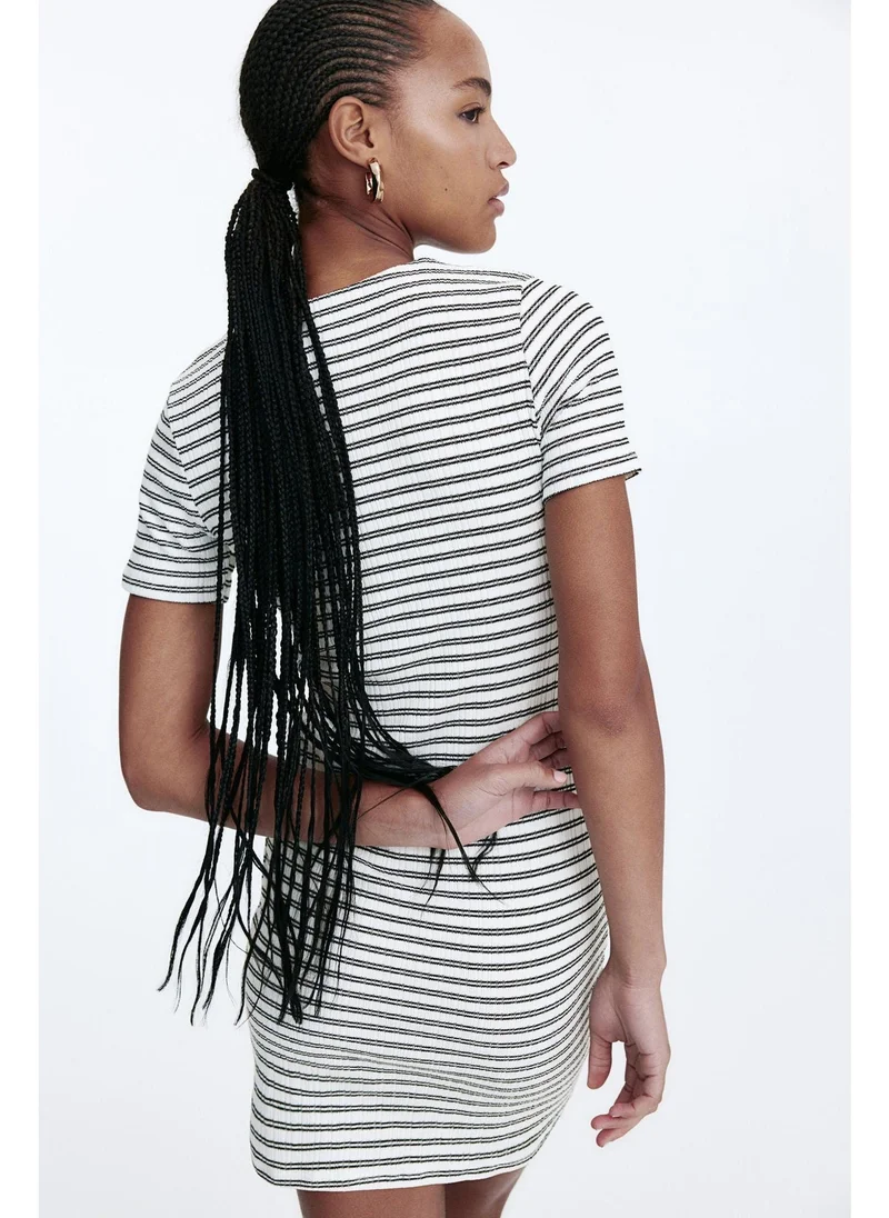 H&M Lacing-detail bodycon dress