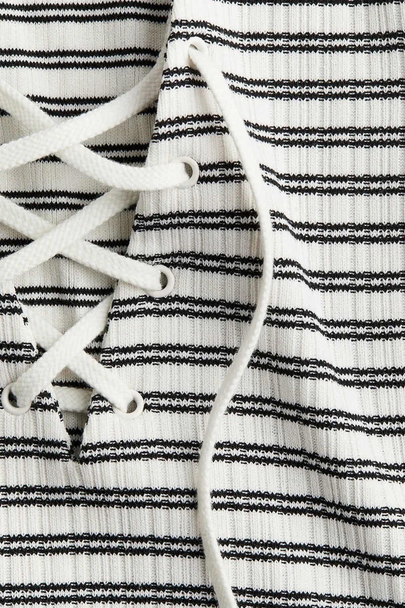 H&M Lacing-detail bodycon dress